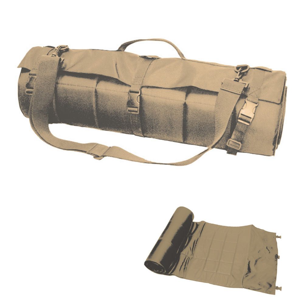 Bob Allen - Max-Ops - SHOOTING MAT ROLL UP 27X85IN TAN for sale