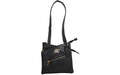BULLDOG CROSS BODY PURSE W/HLSTR BLK - for sale