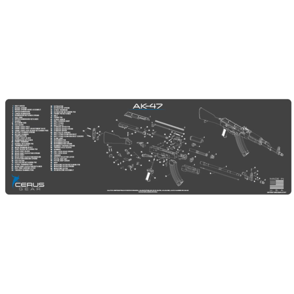 cerus gear - RMAK47SCHGRY - AK-47 SCHEMATIC GRAY for sale