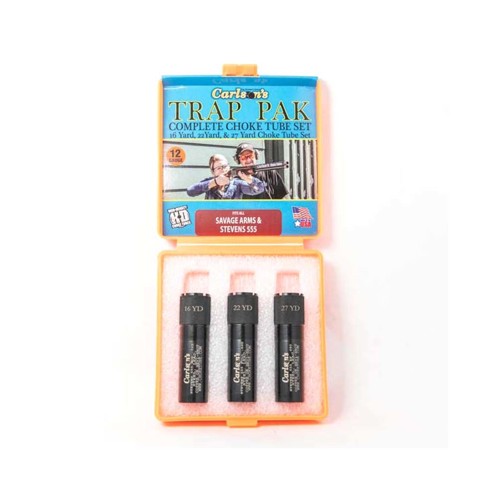 carlson's choke tubes - 17216 - TRAP PACK STEVENS 555 12GA for sale
