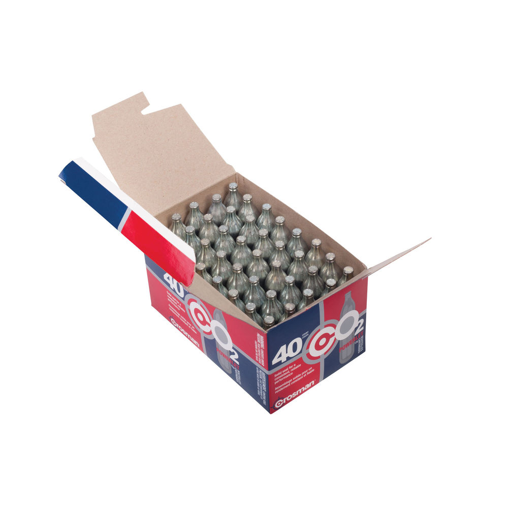 crosman - Powerlet - POWERLET 12G CO2 CARTRIDGES 40 CT for sale