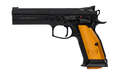 CZ 75 TS ORANGE 9MM 5.23" BLK 20RD - for sale