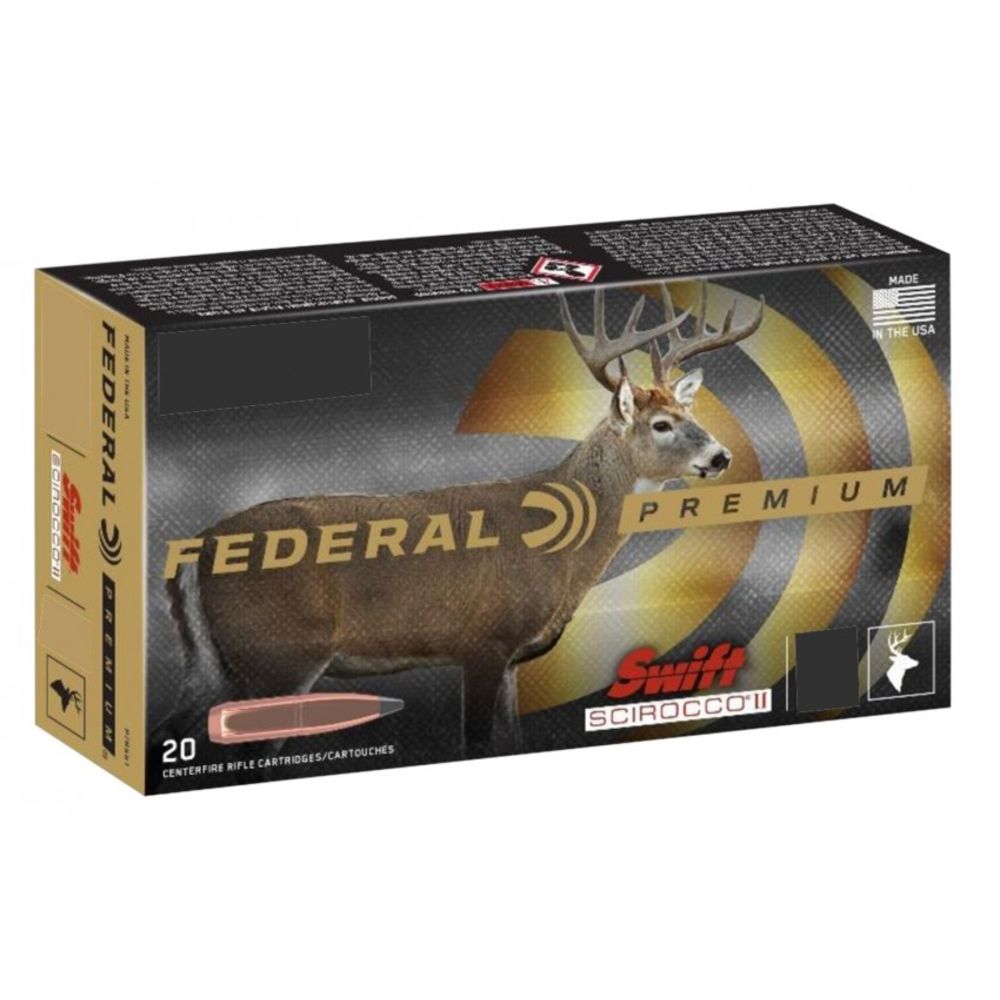 Federal - Premium - PREM 30-06 SPR SWIFT SCIROCC 165GR 20/BX for sale