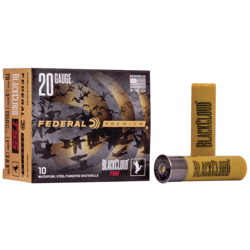 Federal - Premium - 20 Gauge 3" - PREM BLK CLD TSS 20GA 3IN 3 TSS 9 10/BX for sale