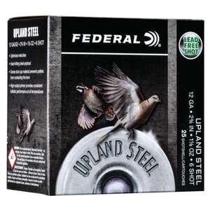 Federal - Upland - 12 Gauge 2.75" - UPL STL 12GA 2.75IN 1 1/8OZ SZ 6 25/BX for sale