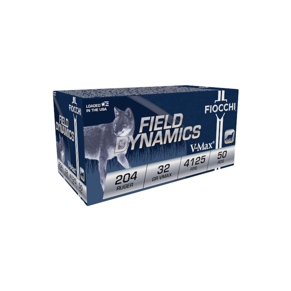 Fiocchi - Field Dynamics - AMMO FD 204 RUG 32GR V-MAX 50RD for sale