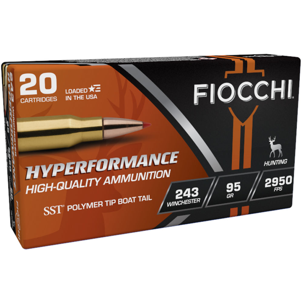 Fiocchi - Hyperformance - AMMO HYPER 243 WIN 95GR SST BT 20RD for sale
