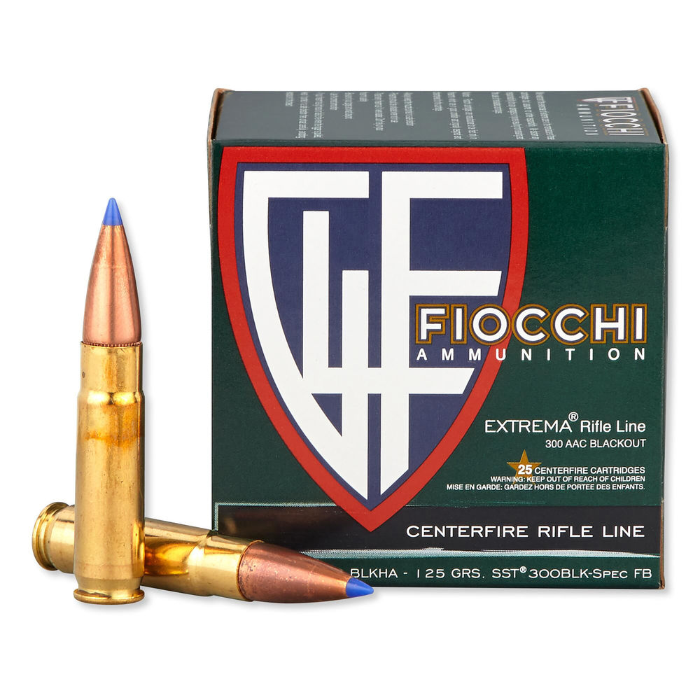 Fiocchi - Hyperformance - AMMO RFL .300 BLK 125 GR SST 25RD/BX for sale