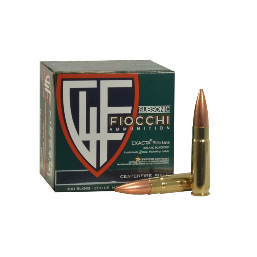 Fiocchi - Range Dynamics - AMMO RFL .300 BLK 220 GR HPBT MK 25RD/BX for sale