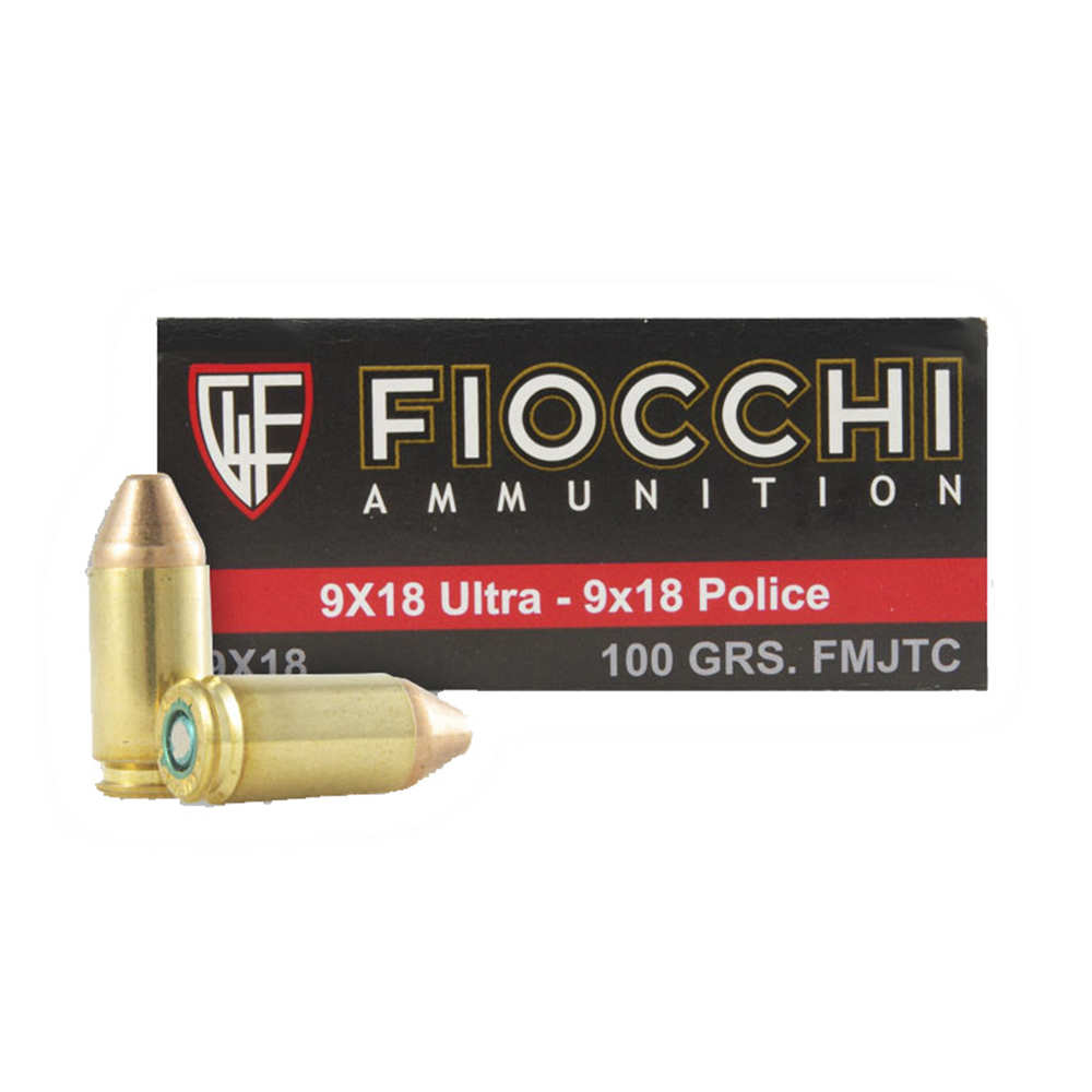 Fiocchi - Heritage - 9x18mm Ultra - AMMO CLASSIC 9X18 ULTRA 100GR FMJ 50RD for sale