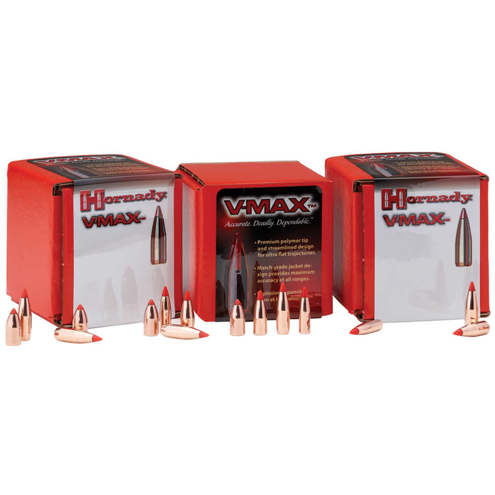 Hornady - V-Max - BULLET 22 CAL 224 40GR V-MAX 100/BX for sale