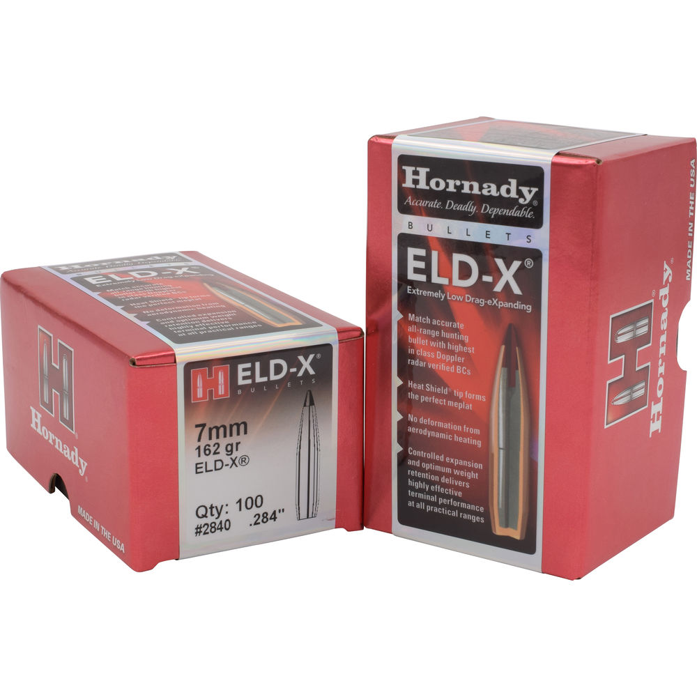 Hornady - ELD-X - 7mm - BULLET 7MM .284 162GR ELD-X 100/BX for sale