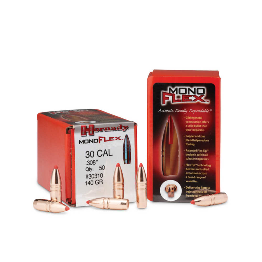 Hornady - MonoFlex - 30 Caliber - BULLET 30 CAL 308 140 GR MFX 50/BX for sale