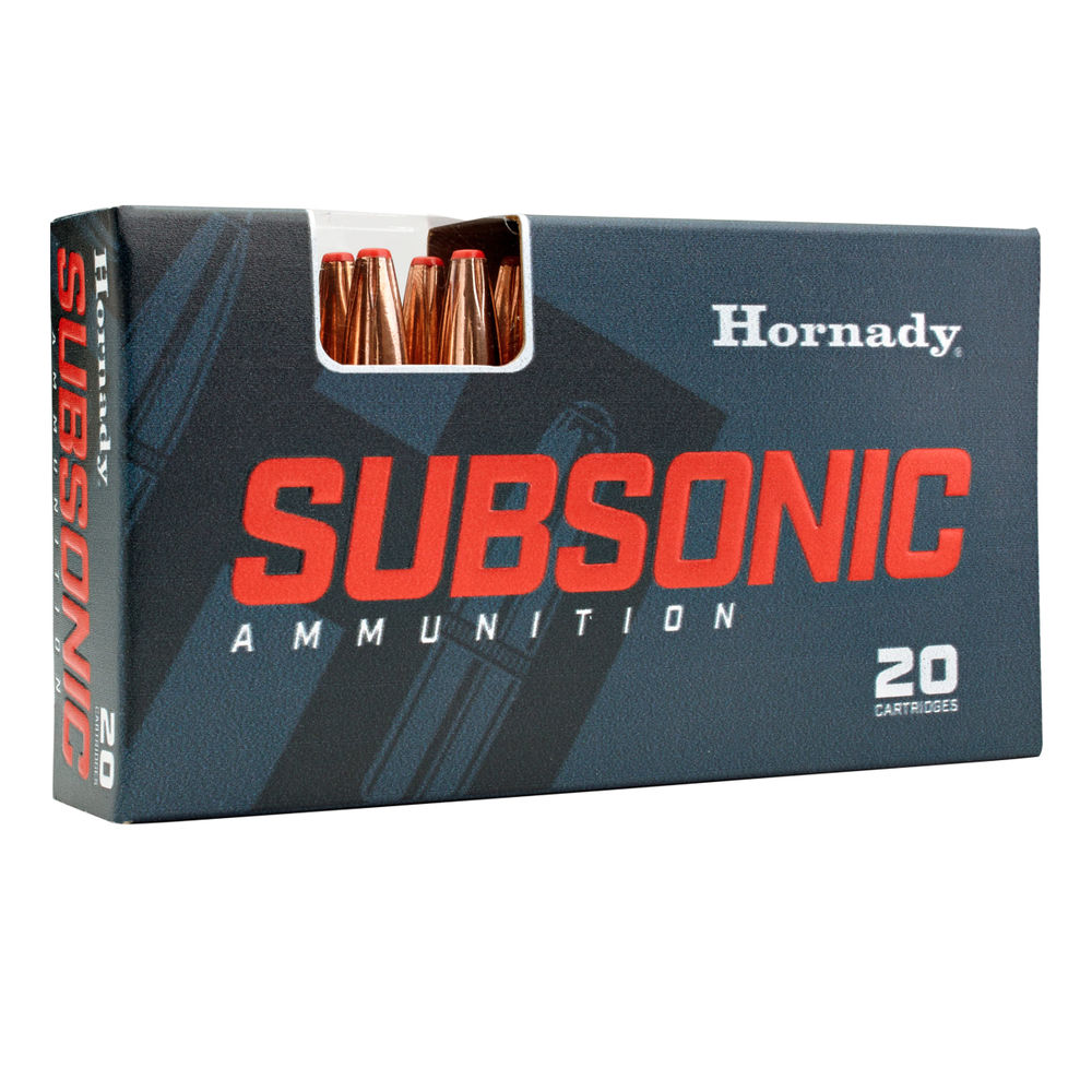 Hornady - Subsonic - AMMO SUBSONIC 3030 WIN 175 GR SUBX 20/BX for sale