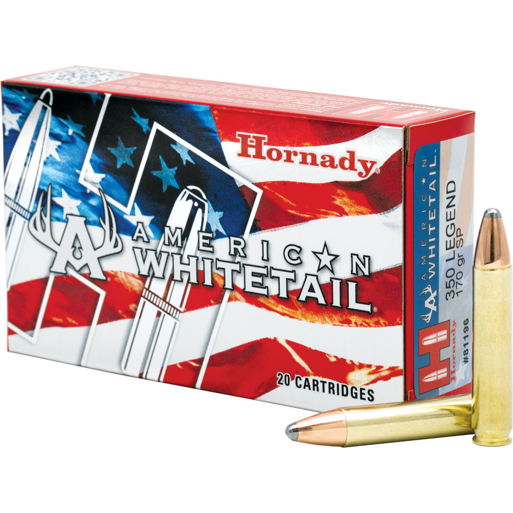 Hornady - American Whitetail - .350 LEGEND - AMMO AW 350 LEGEND 170GR INTERLOCK 20/BX for sale