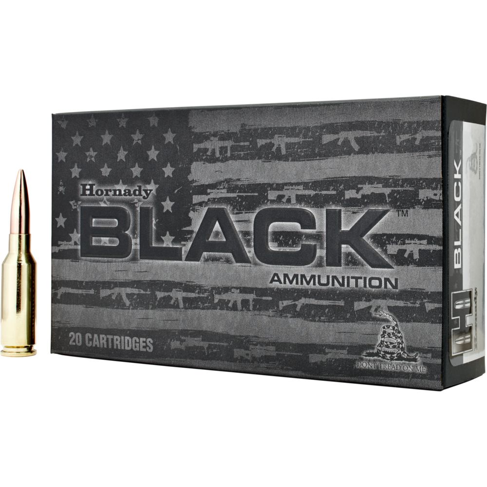 Hornady - Black - AMMO BLACK 6MM ARC 105GR BTHP 20/BX for sale