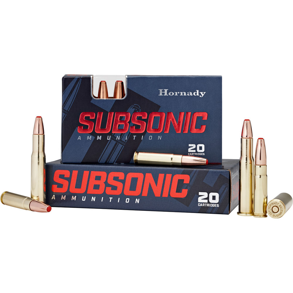 Hornady - Subsonic - AMMO SUBSONIC 450 BUSHMASTER SUB-X 20/BX for sale