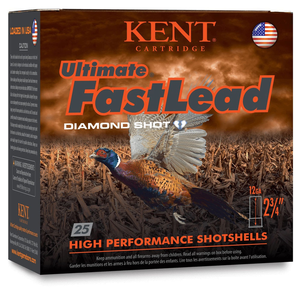 kent cartridge usa - Ultimate - 12 GA 2-3| - AMMO 12GA 2-3/4IN 5SH 1345 FPS 25/BX for sale