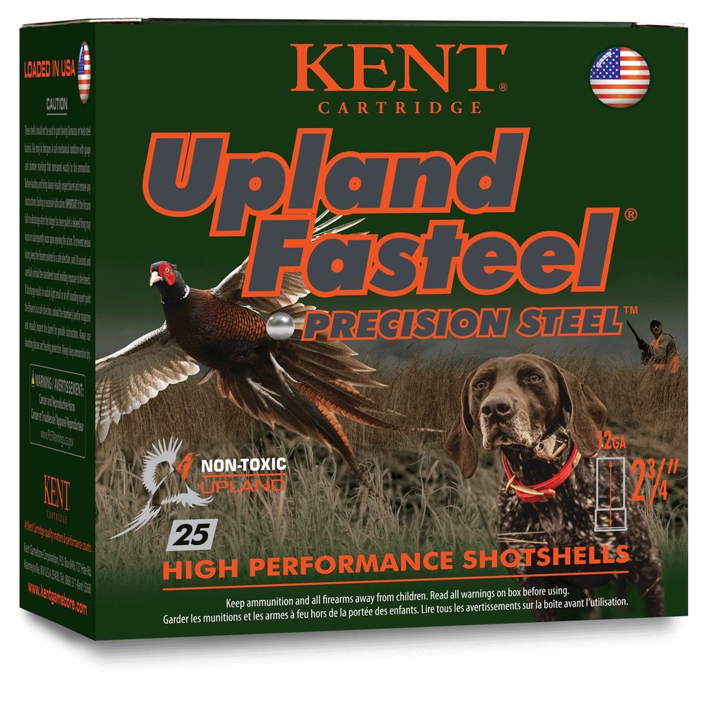 kent cartridge usa - Upland Fasteel - AMMO 12GA 2-3/4IN 7SH 1400 FPS 25/BX for sale