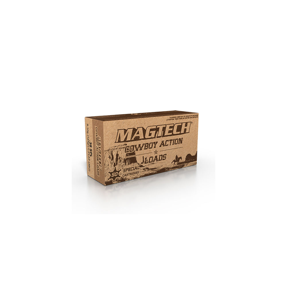 Magtech - Cowboy Action - .38 Special - COWBOY ACT 38 SPL 125GR LFN 50RD/BX for sale