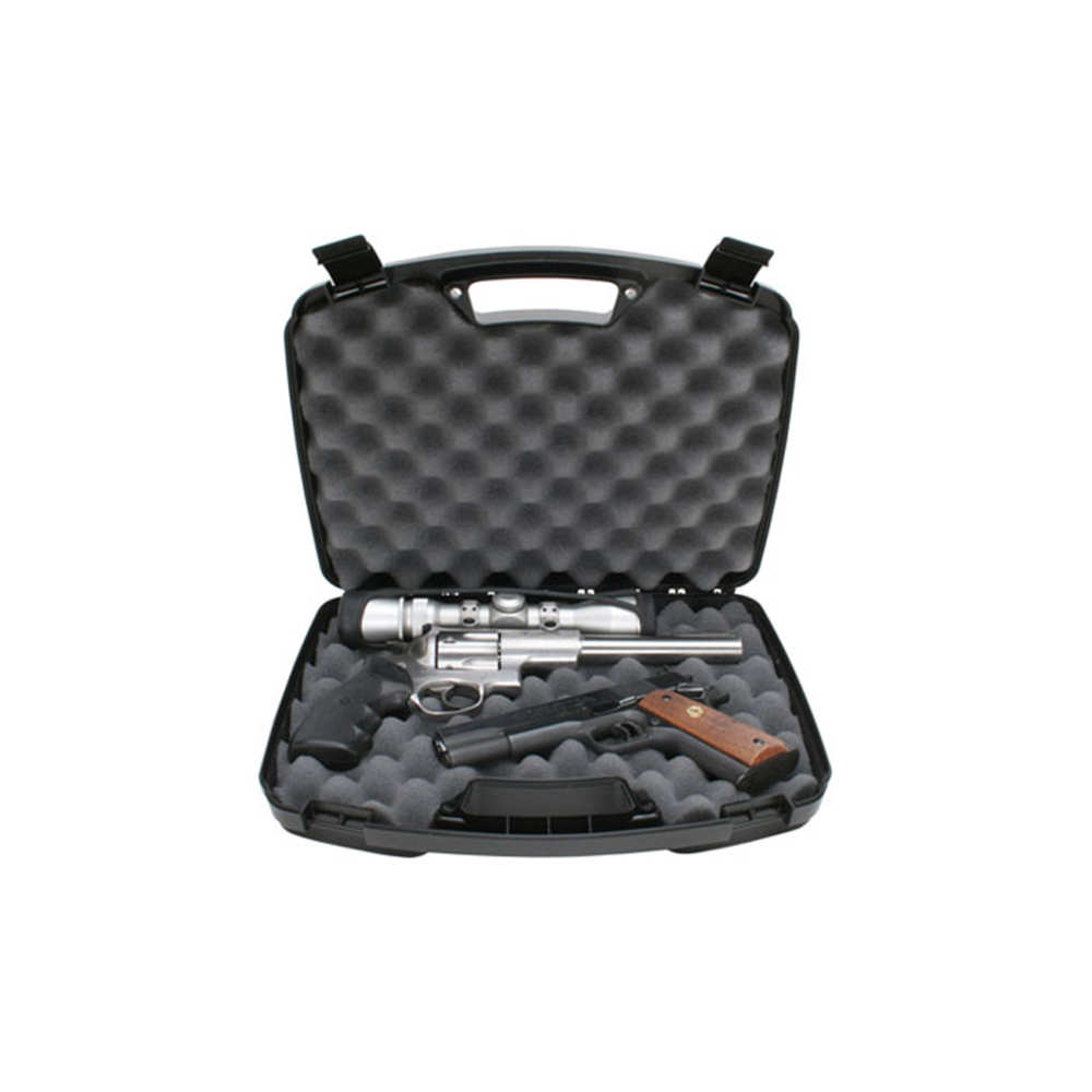 mtm case-gard - Double Handgun Case - SNAP LATCH 2-HANDGUN CASE - BLACK for sale