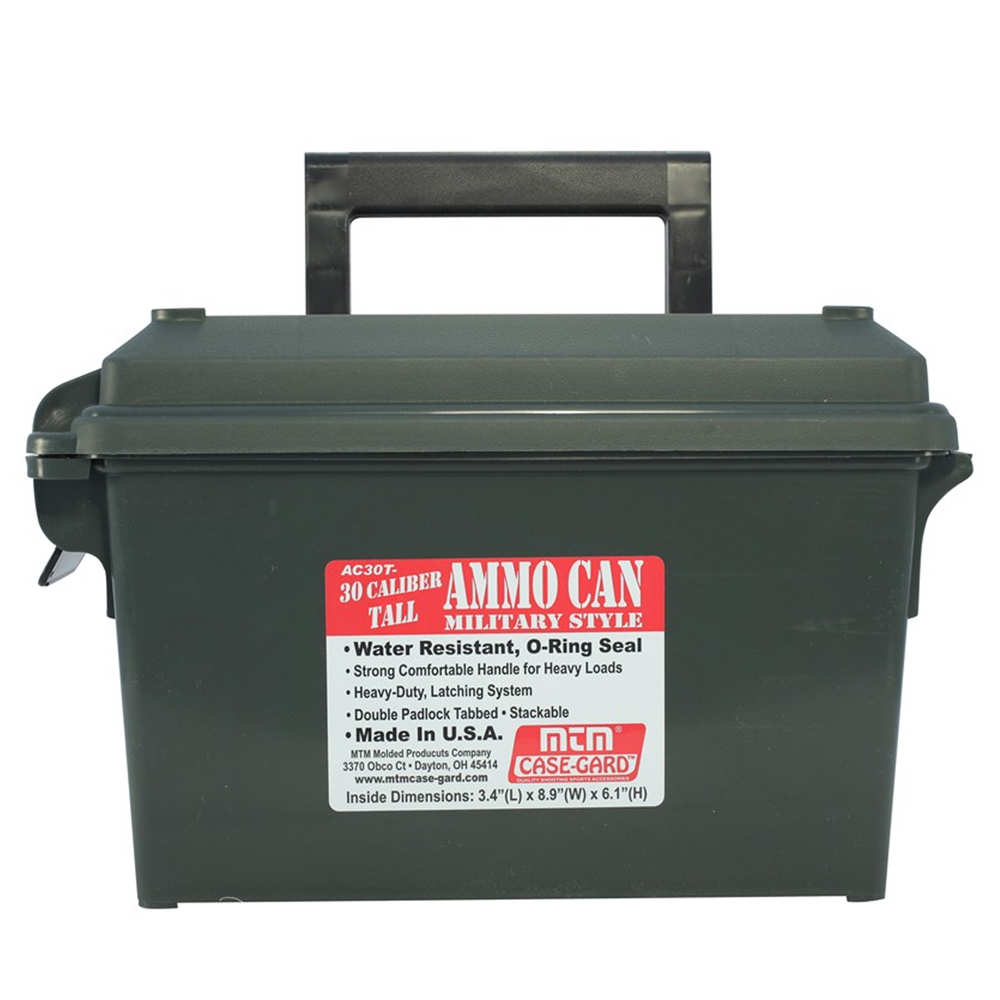 mtm case-gard - Ammo Can - AMMO CAN 30 CALIBER TALL FOREST GREEN for sale
