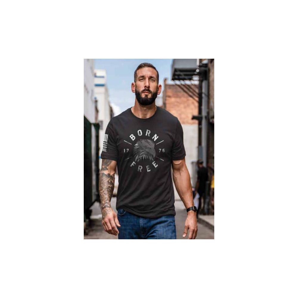 nine line apparel - EAGLETSBLACKS - MENS T-SHIRT EAGLE BLACK S for sale