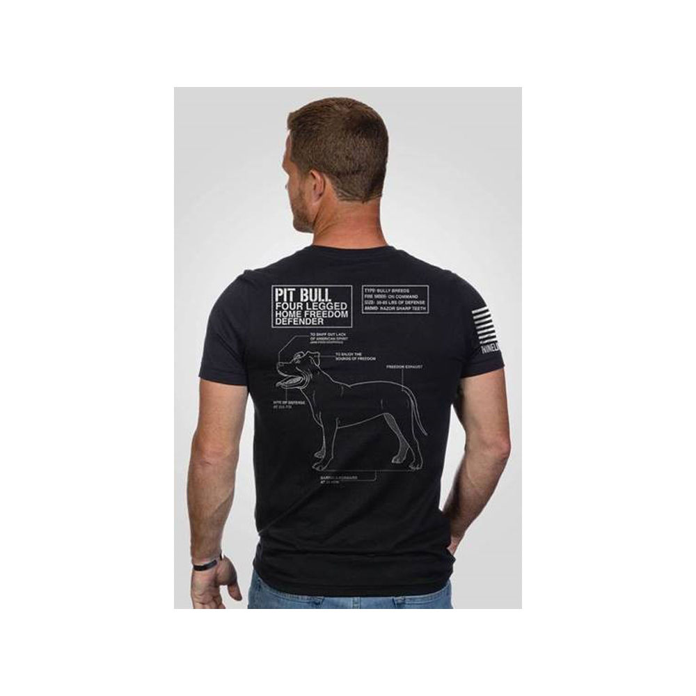 nine line apparel - PITBULLTSBLACK3XL - PITBULL TSHIRT BLACK 3XL for sale