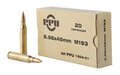 PPU 556NATO M193 55GR FMJ 20/1000 - for sale