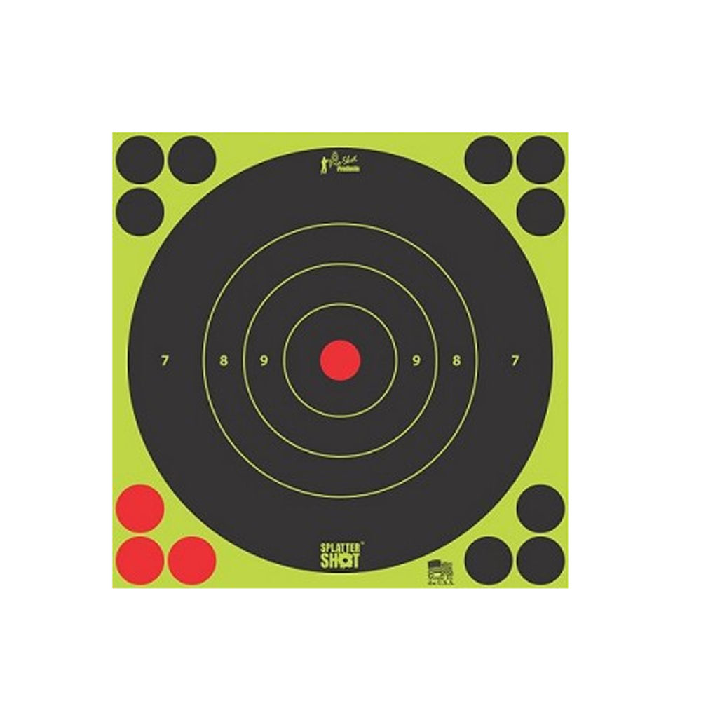 pro-shot - SplatterShot - SPLATTER SHOT 17.25IN GRN BULLS TGT 5PK for sale