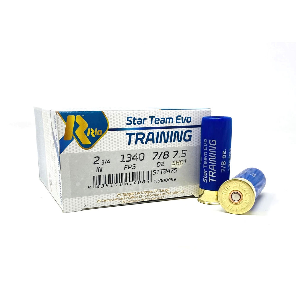 rio ammunition - Star Team Training - STAR TEAM TARG24 12GA 2-3/4IN 7.5 25/BX for sale