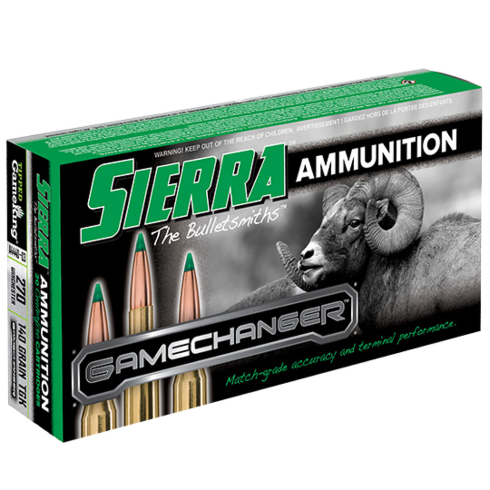 sierra bullets - GameChanger - AMMO 270 WIN 140GR TGK 20RD/BX for sale