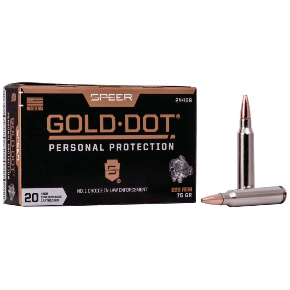CCI|Blazer - Gold Dot - SPEER GOLD DOT 223 REM 75GR 20/BX for sale