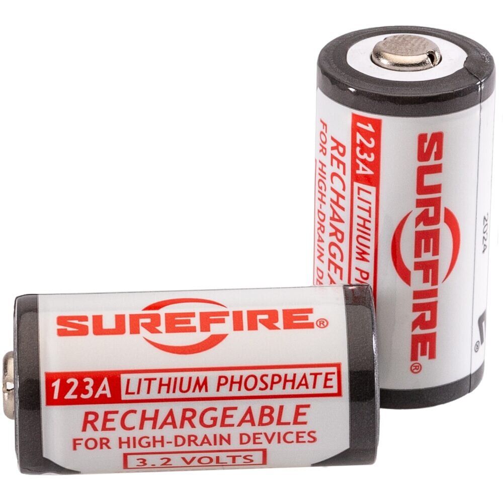 surefire - 123A Batteries - 2 PACK LP 123A RECHARGEABLE BATTERIES for sale