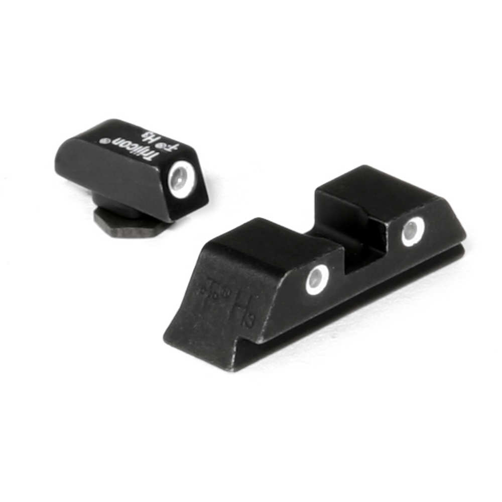 trijicon - GL01O - GLOCK 17 3-DOT GRN FRNT ORG REAR SIGHTS for sale