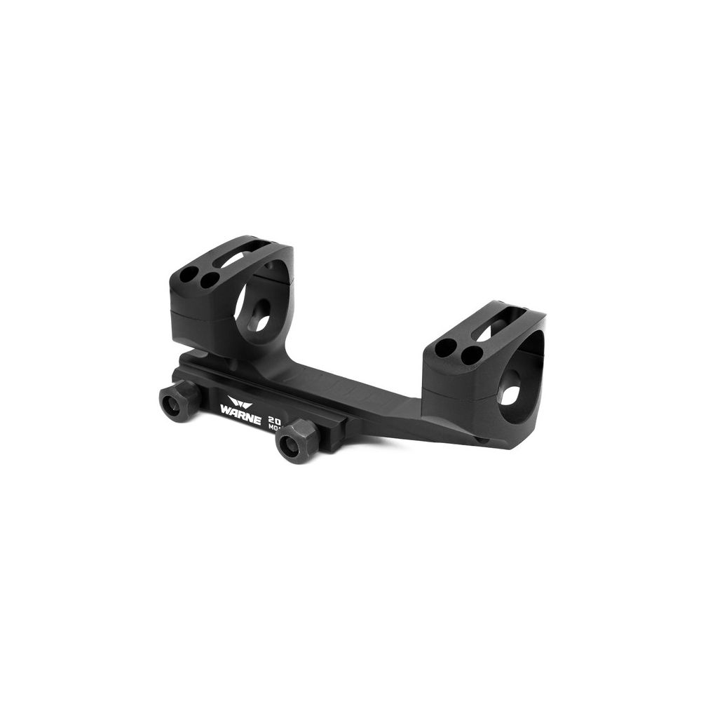 warne scope mounts - LR-SKEL - 20MOA EXT SKELETONIZED 34MM MSR MNT BLK for sale