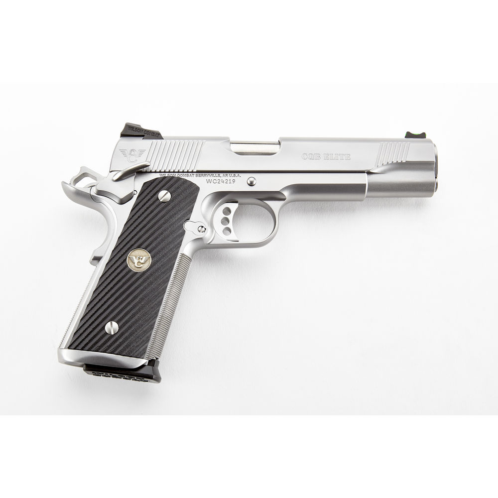 wilson - 1911 - CQB EL FLSZ 5IN SS AMBI .45 ACP 2 8RD for sale