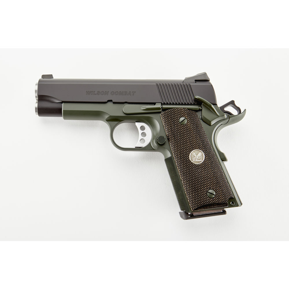 wilson combat - WCQBCTACA - CA CQB CPT 4IN BLK/O.D. GREEN .45 ACP for sale