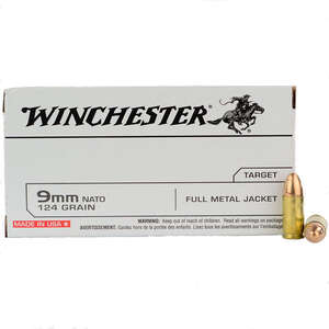 WIN USA 9MM 124GR FMJ 50/500 - for sale